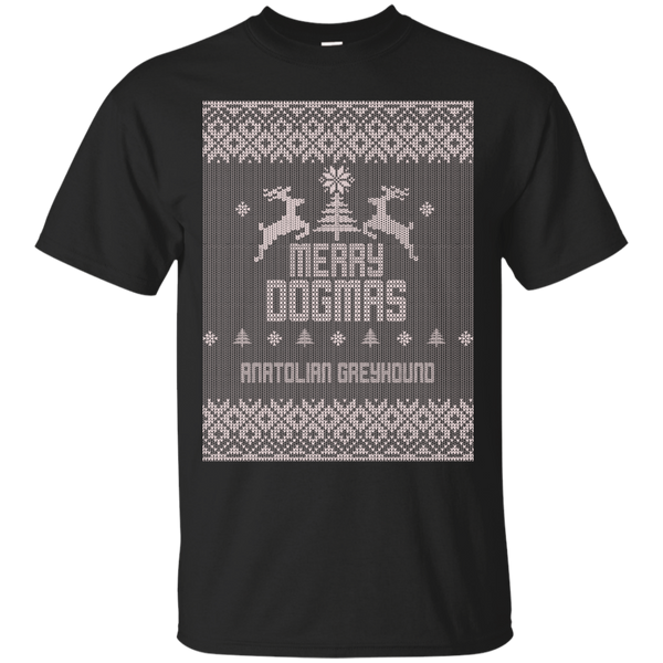 ANATOLIAN GREYHOUND - Merry Dogmas Anatolian Greyhound T Shirt & Hoodie