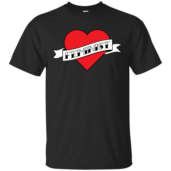 MOTHERS DAY - Feminist Heart Tattoo TShirt T Shirt & Hoodie