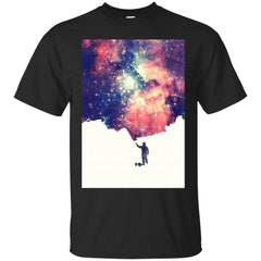 SPACE - Painting the universe Colorful Negative Space Art T Shirt & Hoodie