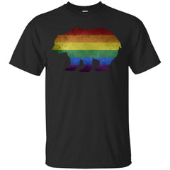 LGBT - Bear LGBT Pride Flag Colors T Shirt & Hoodie