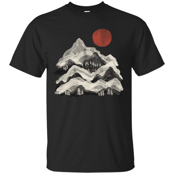 Camping - Moon Lake mountains T Shirt & Hoodie