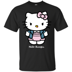 Stranger Things - Hello Stranger black T Shirt & Hoodie