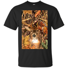 Hunting - White Tail Deer Buck in Fall Camo T Shirt & Hoodie