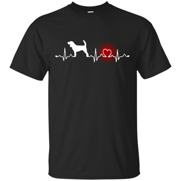 BEAGLE - Beagle Heart Beat T Shirt & Hoodie
