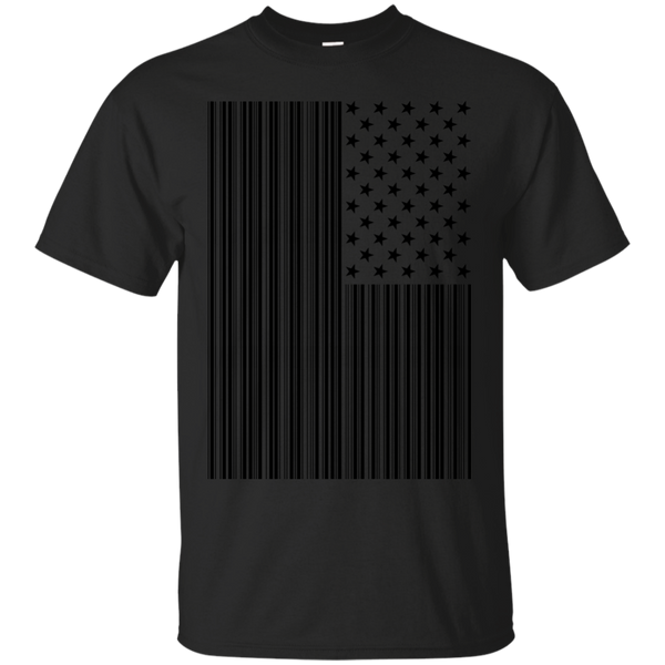 AMERICA - Bar Coded USA T Shirt & Hoodie