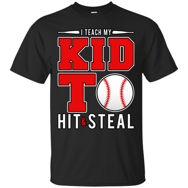 BASEBALL MOM - HIT  STEAL  BASEBALL MOM T Shirt & Hoodie