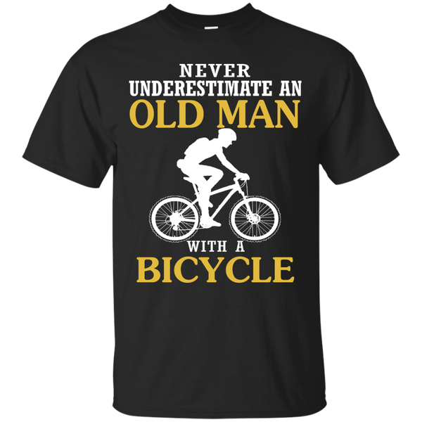 Biker - Bicycle Old Man T Shirt & Hoodie