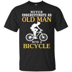 Biker - Bicycle Old Man T Shirt & Hoodie