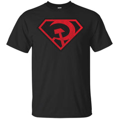 SUPERMAN - Red Son Superman  Distressed T Shirt & Hoodie