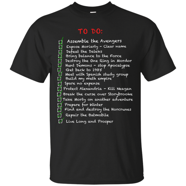 Marvel - Busy to do list V2 pop culture T Shirt & Hoodie