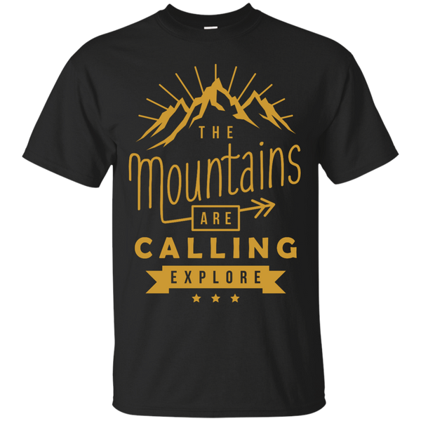 Camping - The Mountains Are Calling hike T Shirt & Hoodie