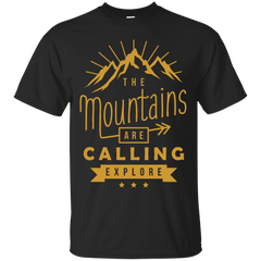 Camping - The Mountains Are Calling hike T Shirt & Hoodie