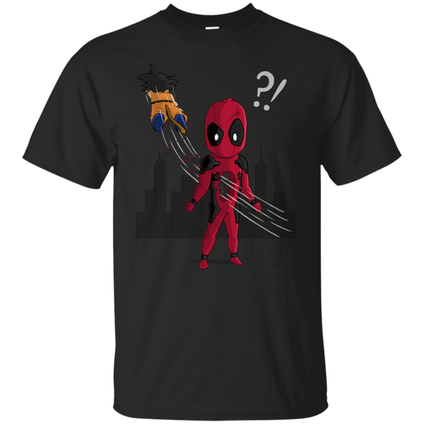 Dragon Ball - Goku VS Deadpool Punch Through chimichangas T Shirt & Hoodie