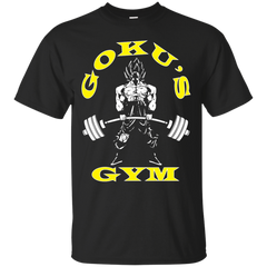Dragon Ball - Gokus Gym Whie and Yellow workout dbz T Shirt & Hoodie