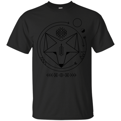 Yoga - smiling geometric fox native spirit art universe T Shirt & Hoodie
