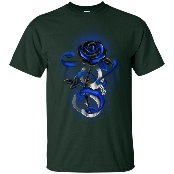 Yoga - ROSE TATTOO POLICE THIN BLUE LINE T shirt & Hoodie