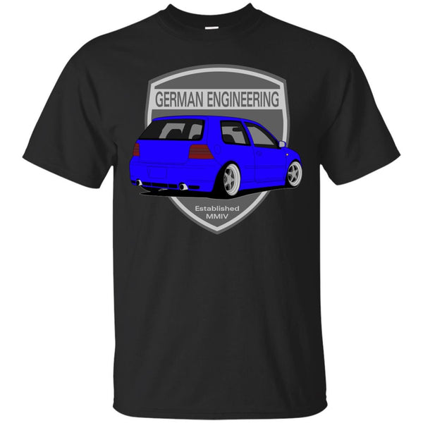 CARS - German Engineering Blue T Shirt & Hoodie
