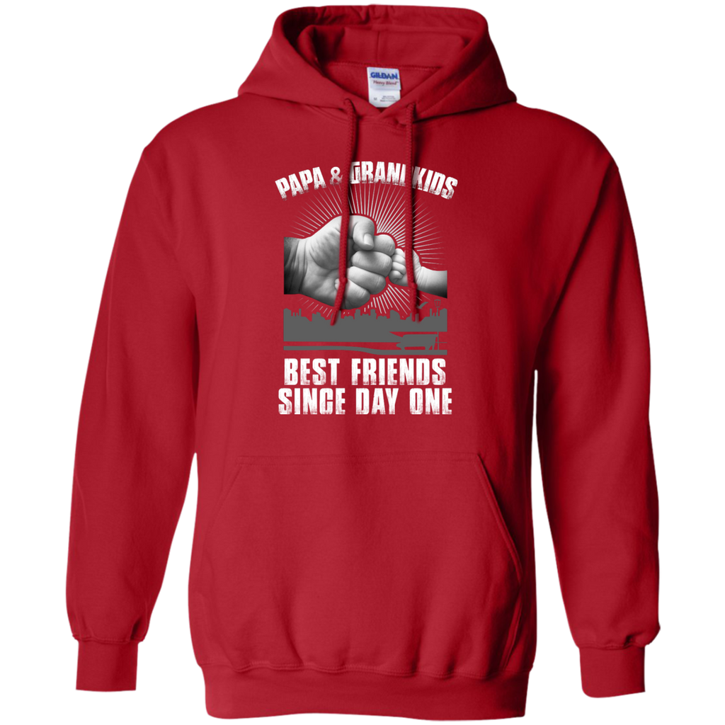 Yoga - PAPA AND GRANDKIDS BEST FRIENDS SINCE DAY ONE T shirt & Hoodie