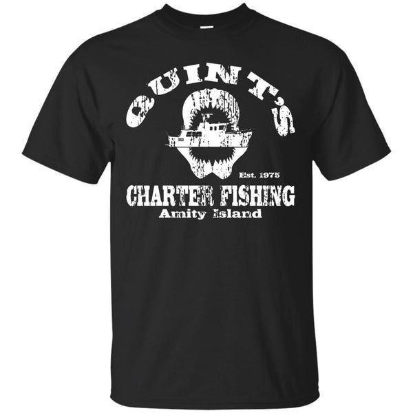 JAWS MOVIE - Quints Charter Fishing T Shirt & Hoodie