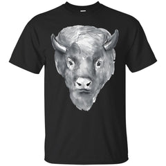 AMERICAN BISON HEAD WATERCOLOR - American Bison Head Watercolor T Shirt & Hoodie
