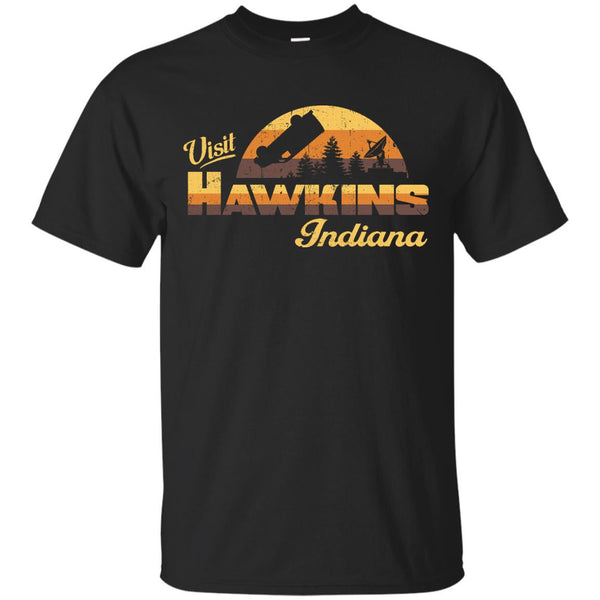 STRANGER THINGS - Visit Hawkins Indiana T Shirt & Hoodie