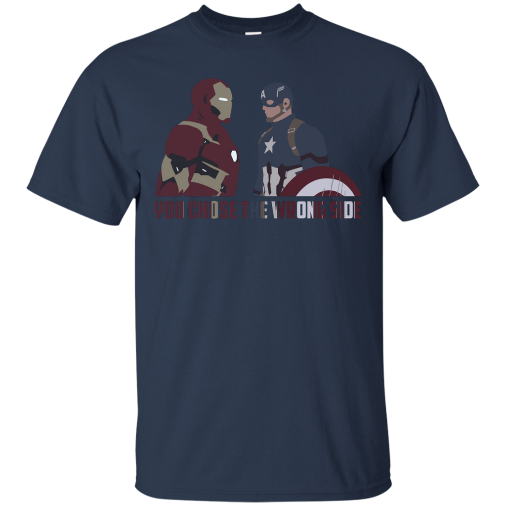 Marvel - You Chose The Wrong Side team captain america T Shirt & Hoodie