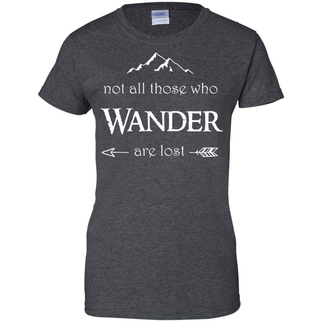 Camping - Not All Those Who Wander are Lost ring T Shirt & Hoodie