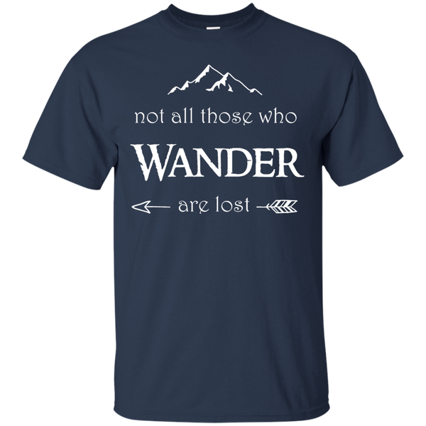 Camping - Not All Those Who Wander are Lost ring T Shirt & Hoodie