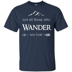 Camping - Not All Those Who Wander are Lost ring T Shirt & Hoodie