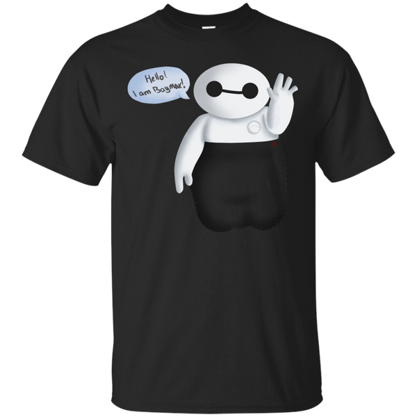 BAYMAX FACE - Big Hero 6 Baymax In Pocket T Shirt & Hoodie