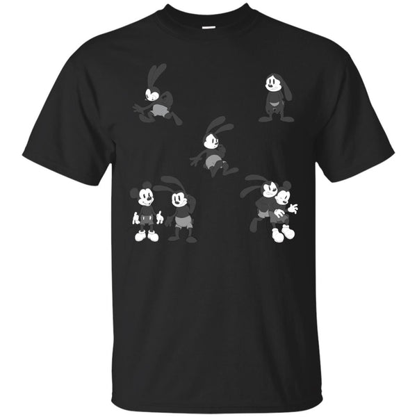 MICKEYMOUSE - Sketchy Style Mickey  Oswald T Shirt & Hoodie