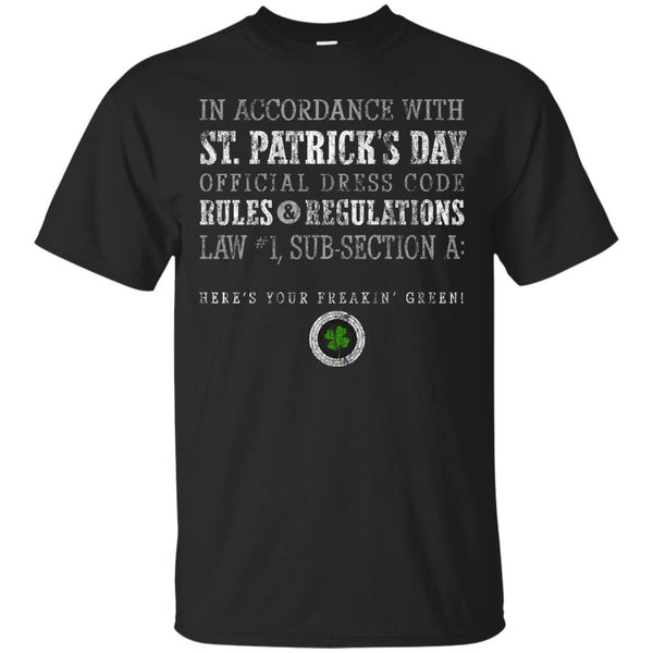 SHAMROCK - St Patricks Day Rules  Regs vintage T Shirt & Hoodie