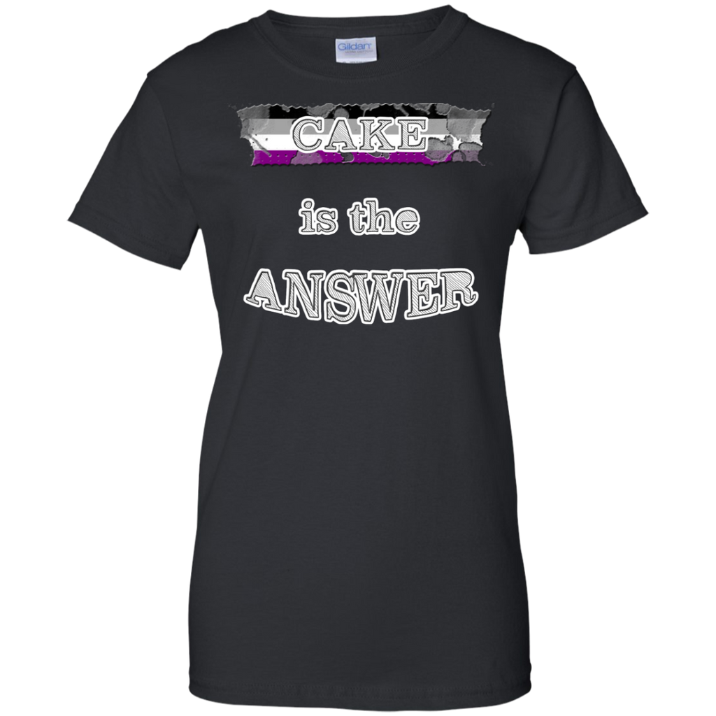 LGBT - Cake is the answer asexuality T Shirt & Hoodie