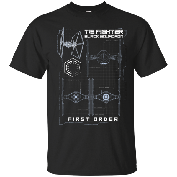 Star Wars - Tie Fighter Black Squadron T Shirt & Hoodie