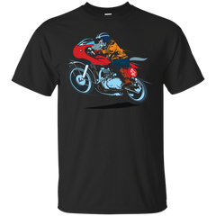 Biker - Wolf biker caferacer T Shirt & Hoodie