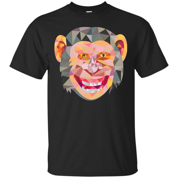 CHIMPANZEE HEAD FRONT LOW POLYGON - Chimpanzee Head Front Low Polygon T Shirt & Hoodie