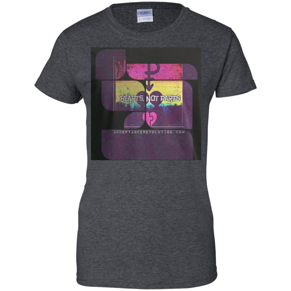 LGBT - Hearts Not Parts acceptance revolution T Shirt & Hoodie