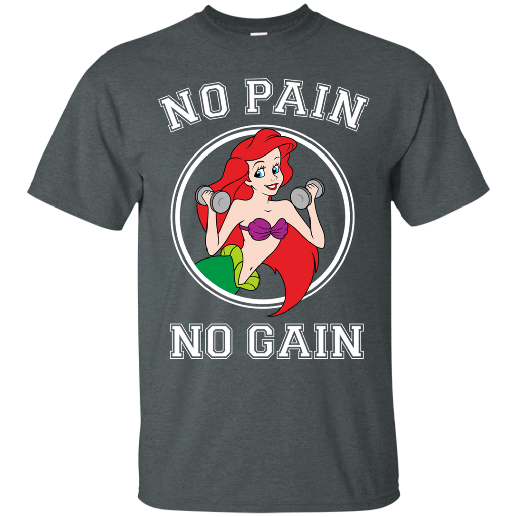 Yoga - NO PAIN NO GAIN LITTLE MERMAID GYM FITNESS T shirt & Hoodie