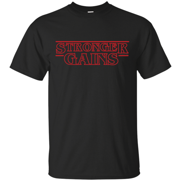 Stranger Things - Stronger Gains fitness T Shirt & Hoodie