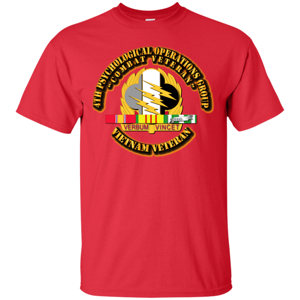 AIRBORNE - 4th Psychological Operations Group with SVC Ribbon T Shirt & Hoodie