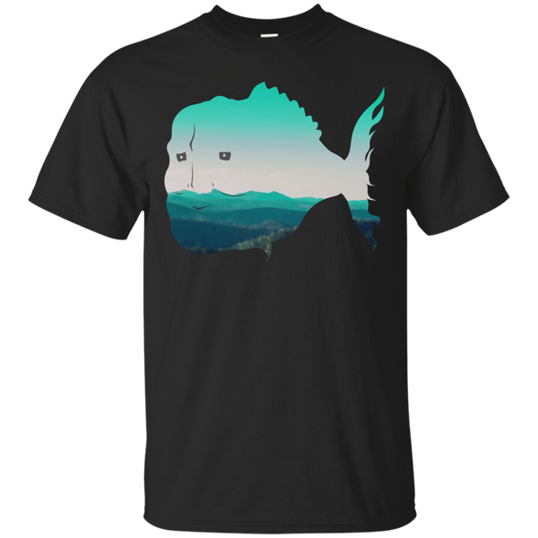 ABSTRACT - Fish on Hills T Shirt & Hoodie