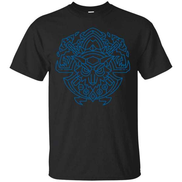 WORLD OF WARCRAFT - Shaman  World of Warcraft Class Crest Dark T Shirt & Hoodie