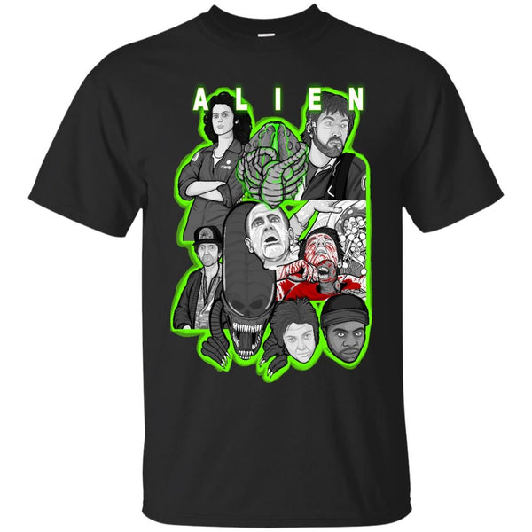 ALIEN - Alien character collage T Shirt & Hoodie