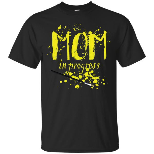 Mom - Mom in Progress Yellow mom T Shirt & Hoodie