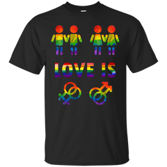 LGBT - Love is rainbow LGBT pride design lgbtqia pride T Shirt & Hoodie