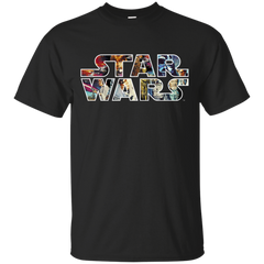 Star Wars - Star Wars Character Logo T Shirt & Hoodie