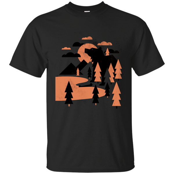 Camping - Bear Lake illustration T Shirt & Hoodie