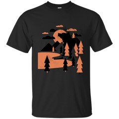 Camping - Bear Lake illustration T Shirt & Hoodie