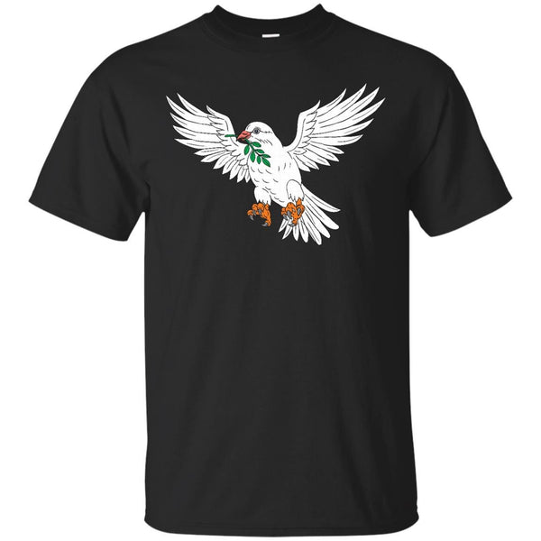 DOVE WITH OLIVE LEAF DRAWING - Dove With Olive Leaf Drawing T Shirt & Hoodie