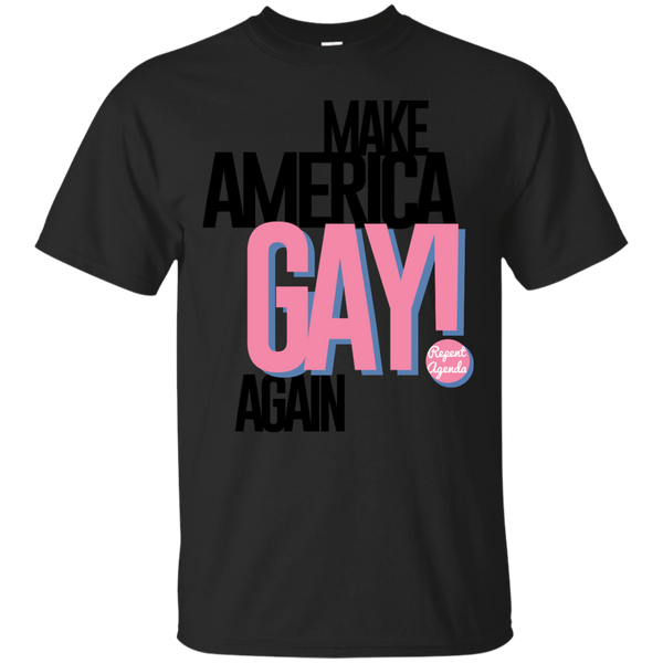 LGBT - MAKE AMERICA GAY AGAIN gay T Shirt & Hoodie